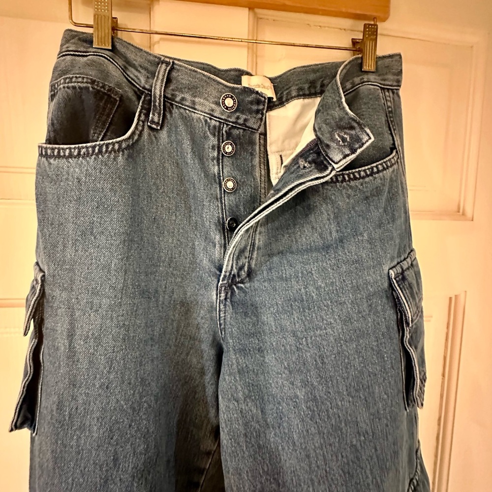 My Favorite Daughter: The Carly Shortie Cargo - Super High Rise Jeans - Picture 7 of 12
